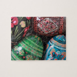 Ukrainisches pysanky - Ostereier Puzzle
