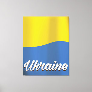 ukrainisches Reiseplakat Leinwanddruck