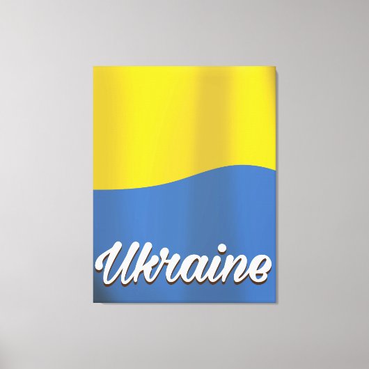 ukrainisches Reiseplakat Leinwanddruck (Vorderseite)