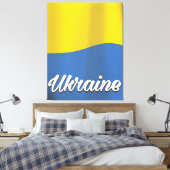 ukrainisches Reiseplakat Leinwanddruck (Insitu (Schlafzimmer))