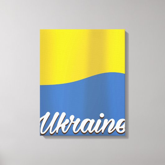 ukrainisches Reiseplakat Leinwanddruck (Vorderseite)