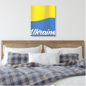 ukrainisches Reiseplakat Leinwanddruck (Insitu (Schlafzimmer))