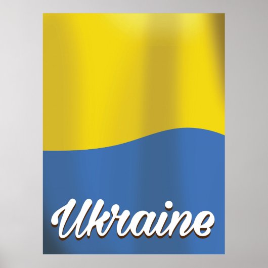 ukrainisches Reiseplakat Poster (Vorne)