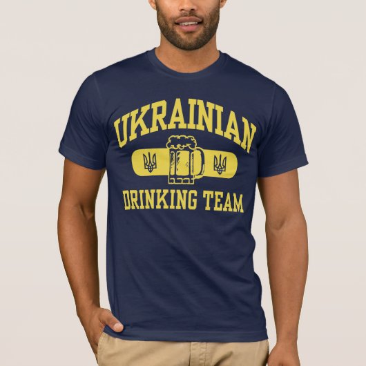 Ukrainisches Trinkteam T-Shirt (Vorderseite)