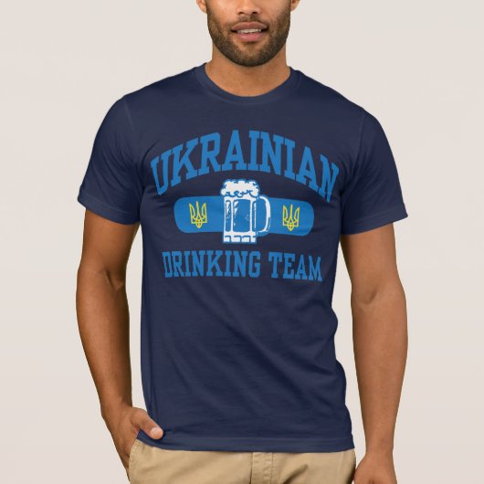 Ukrainisches Trinkteam T-Shirt (Vorderseite)