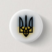 Ukrainisches Tryzub-Button Button (Vorderseite)