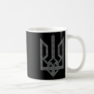 Ukrainisches Tryzub-Symbol auf dem Herzen - Ukrain Kaffeetasse