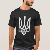 Ukrainisches Tryzub Symbol Ukraine Trident T-Shirt (Vorderseite)