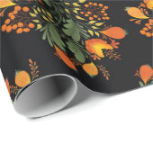 Ukrainisches Volksblumenmuster. Ukraine Geschenkpapier (Rolleneckpunkt)