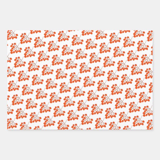 Ukrainisches Volksblumenmuster. Ukraine Geschenkpapier Set (Vorderseite)