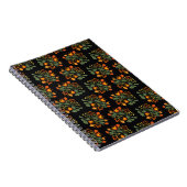 Ukrainisches Volksblumenmuster. Ukraine Notizblock (Rechte Seite)