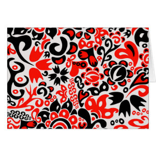 Ukrainisches Volkskunst-Blumenmuster