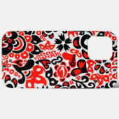Ukrainisches Volkskunst-Blumenmuster Case-Mate iPhone Hülle (Rückseite (Horizontal))