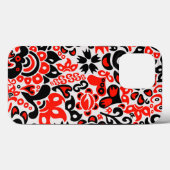 Ukrainisches Volkskunst-Blumenmuster Case-Mate iPhone Hülle (Rückseite (Horizontal))