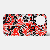 Ukrainisches Volkskunst-Blumenmuster Case-Mate iPhone Hülle (Rückseite (Horizontal))
