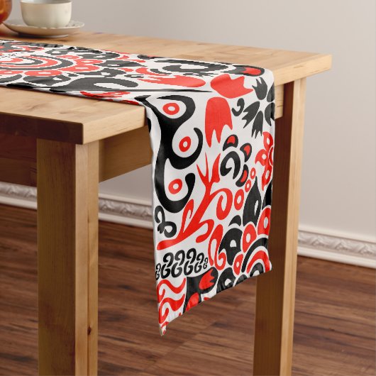 Ukrainisches Volkskunst-Blumenmuster Großer Tischläufer (Beispiel)