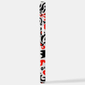 Ukrainisches Volkskunst-Blumenmuster iPhone Hülle (Linke Seite)