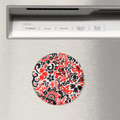 Ukrainisches Volkskunst-Blumenmuster Magnet (In Situ (Geschirrspüler))
