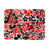 Ukrainisches Volkskunst-Blumenmuster Magnet (Horizontal)