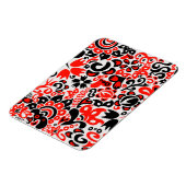 Ukrainisches Volkskunst-Blumenmuster Magnet (Linke Seite)