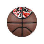 Ukrainisches Volkskunst-Blumenmuster Mini Basketball (Rechts)