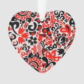 Ukrainisches Volkskunst-Blumenmuster Ornament (Vorderseite)