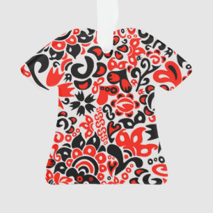 Ukrainisches Volkskunst-Blumenmuster Ornament