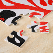 Ukrainisches Volkskunst-Blumenmuster Puzzle (Seite)