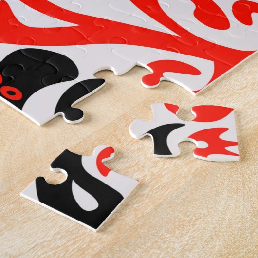 Ukrainisches Volkskunst-Blumenmuster Puzzle (Seite)