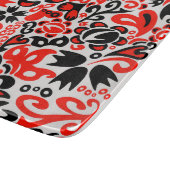 Ukrainisches Volkskunst-Blumenmuster Schneidebrett (Ecke)