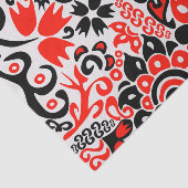 Ukrainisches Volkskunst-Blumenmuster Seidenpapier (Ausschnitt)