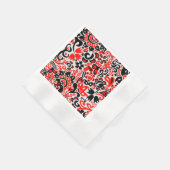 Ukrainisches Volkskunst-Blumenmuster Serviette (Ecke)