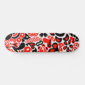 Ukrainisches Volkskunst-Blumenmuster Skateboard (Horizontal)