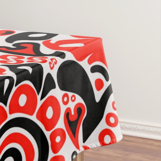 Ukrainisches Volkskunst-Blumenmuster  Tischdecke (Beispiel)