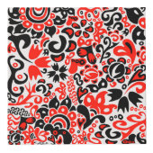 Ukrainisches Volkskunst-Blumenmuster Würfel (Vorderseite)