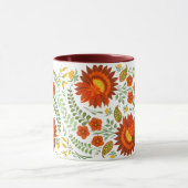 Ukrainisches Volksmuster. Ukraine Tasse (Zentrum)