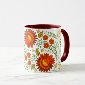 Ukrainisches Volksmuster. Ukraine Tasse