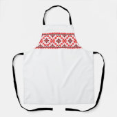 Ukrainisches Vyshyvanka-Design Schürze (Vorderseite)