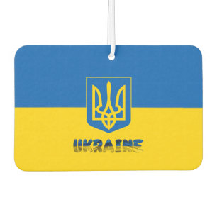 ukrainisches Wappen Autolufterfrischer