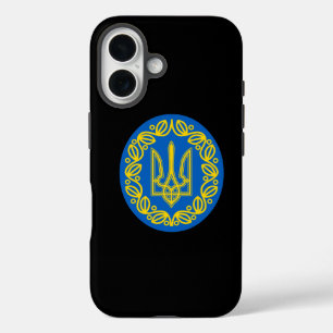 Ukrainisches Wappen iPhone 16 Hülle