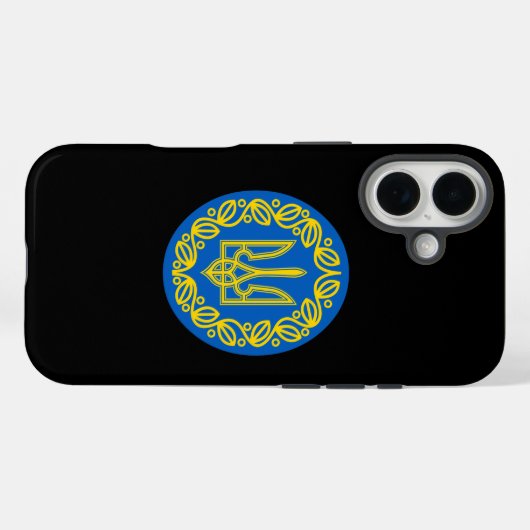 Ukrainisches Wappen Case-Mate iPhone Hülle (Rückseite (Horizontal))