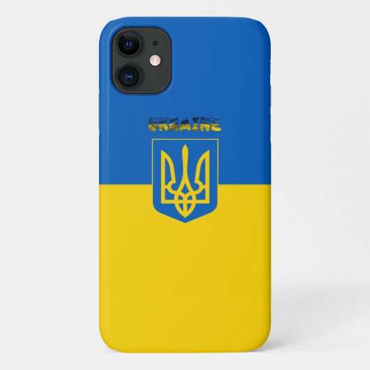 ukrainisches Wappen Case-Mate iPhone Hülle (Rückseite)