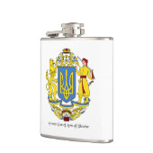 Ukrainisches Wappen Flachmann (Links)