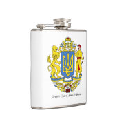 Ukrainisches Wappen Flachmann (Rechts)