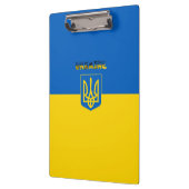 ukrainisches Wappen Klemmbrett (Links)