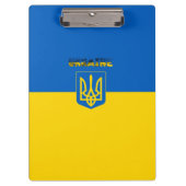 ukrainisches Wappen Klemmbrett (Vorderseite)