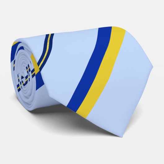 ukrainisches Wappen Krawatte (Gerollt)