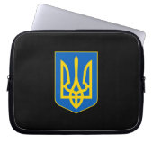 Ukrainisches Wappen Laptopschutzhülle (Vorderseite)