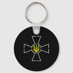 Ukrainisches Wappen T-Shirt Präsident Zelensky Uk Schlüsselanhänger