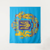 UKRAINISCHES WAPPEN WANDTEPPICH (Vorderseite)
